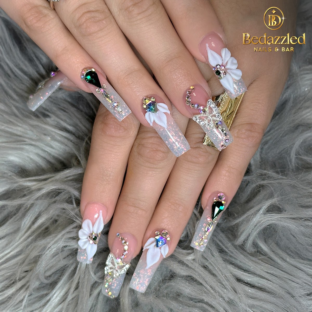 Bedazzled Nails And Bar nail photo 1