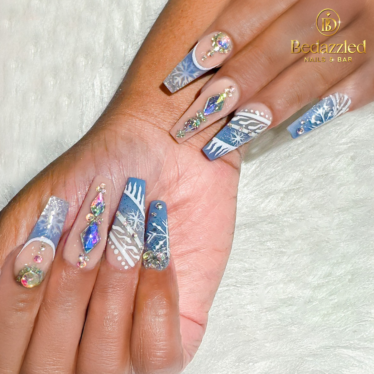 Bedazzled Nails And Bar nail photo 2