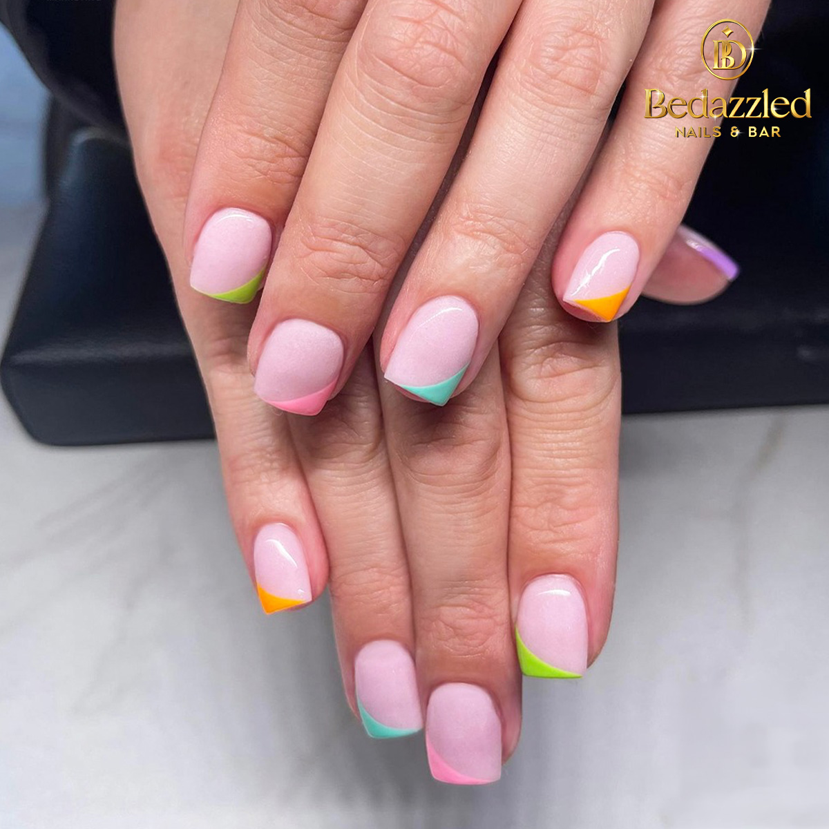 Bedazzled Nails And Bar nail photo 4
