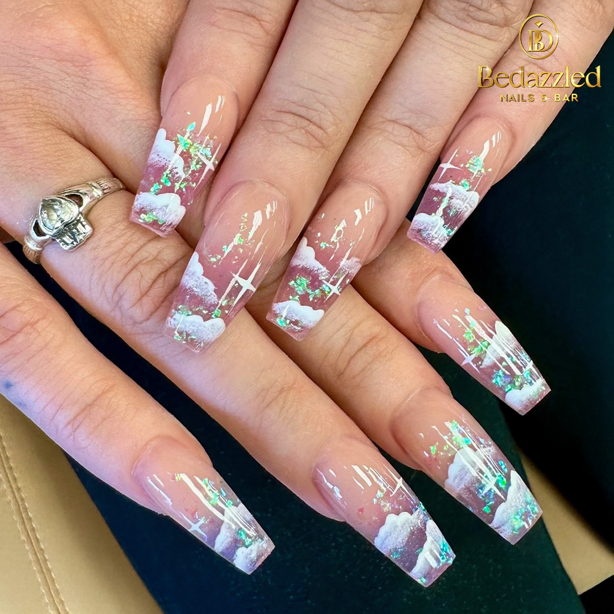 Bedazzled Nails And Bar nail photo 8
